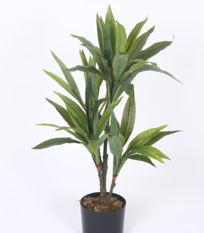 "Faux Green Dracaena Plant – 29-Inch Lifelike Artificial Greenery for Home and Office Decor"